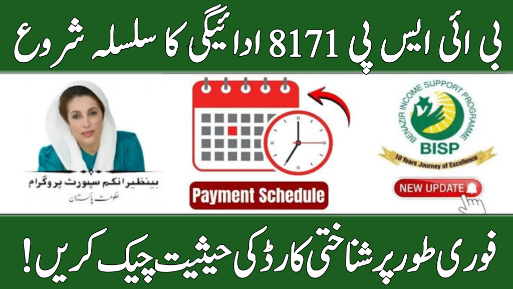 BISP 8171 Payment Cycle